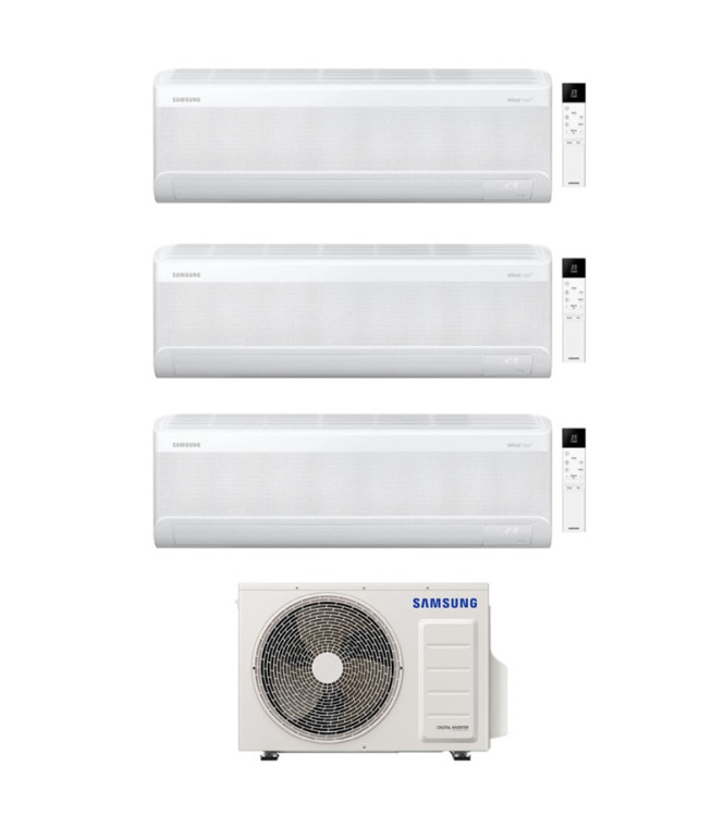 SAMSUNG WINDFREE AVANT S2 AIR CONDITIONER 9000+9000+9000 BTU TRIAL SPLIT INVERTER WI-FI A++/A+- AJ068TXJ3KG/EU