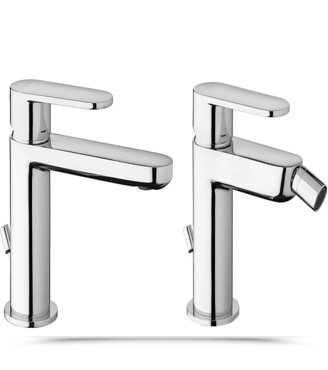 COPPIA DI MISCELATORI PAFFONI CANDY LAVABO E BIDET CON PILETTE DI SCARICO - CANDYLB