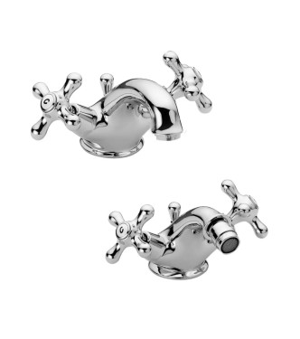 SINGLE-HOLE WASHBASIN AND BIDET MIXER SET - IRIS BY PAFFONI - IRISL2B