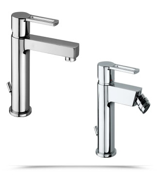 PAFFONI RINGO MISCELATORI DESIGN LAVABO E BIDET CON PILETTE DI SCARICO - RINLB