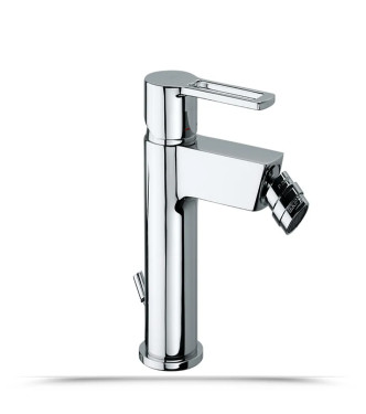 PAFFONI RINGO DESIGN WASHBASIN AND BIDET MIXERS WITH DRAIN - RINLB