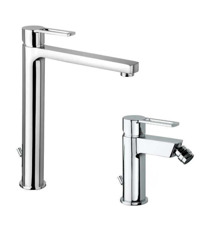 PAFFONI RINGO RUBINETTI LAVABO CANNA ALTA E BIDET SCARICO AUTOMATICO - RINLAB