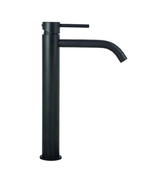 EXTENDED WASHBASIN AND BIDET MIXER SET WITH 11 CM MATT BLACK SINGLE-LEVER SHOWER - LIGHT BY PAFFONI - LG-B11N