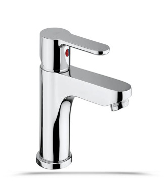 PAFFONI BLU WASHBASIN, BIDET AND WALL-MOUNTED SHOWER MIXERS IN CHROME-PLATED BRASS - BLULBD