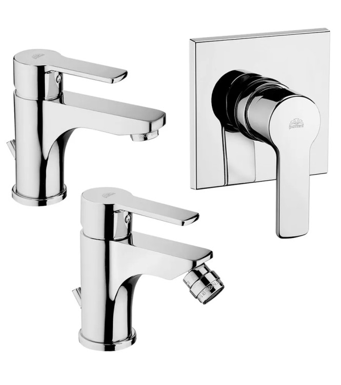 PAFFONI RED MISCELATORE LAVABO + BIDET + INCASSO DOCCIA - REDLBD