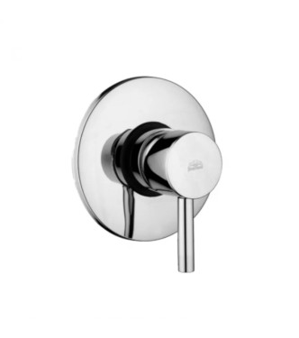 EXTENDED WASHBASIN AND BIDET MIXER SET WITH 11CM CHROME SINGLE-LEVER SHOWER - LIGHT BY PAFFONI - LG-B11C