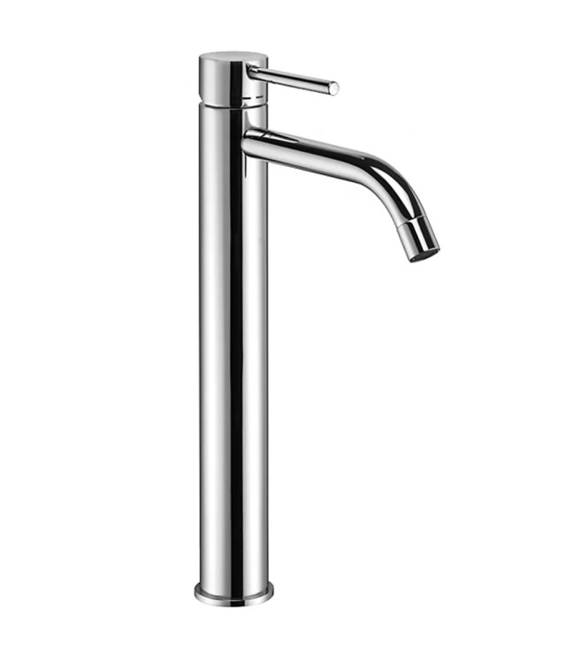 EXTENDED WASHBASIN AND BIDET MIXER SET WITH CHROME 2-OUTLET SHOWER - LIGHT BY PAFFONI - LG-L18C