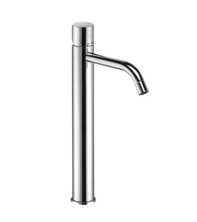EXTENDED WASHBASIN AND BIDET MIXER SET WITHOUT LEVER WITH CHROME 11.6 CM SINGLE-LEVER SHOWER - LIGHT BY PAFFONI - LG-PX8C