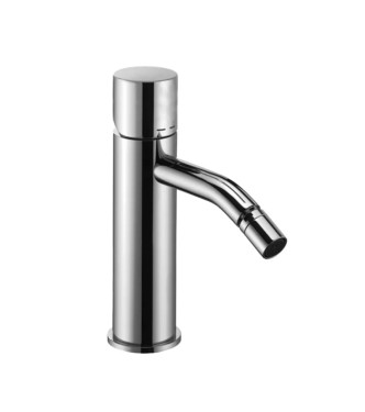 EXTENDED WASHBASIN AND BIDET MIXER SET WITHOUT LEVER WITH CHROME-PLATED 2-OUTLET SHOWER -  LIGHT BY PAFFONI - LG-P18C