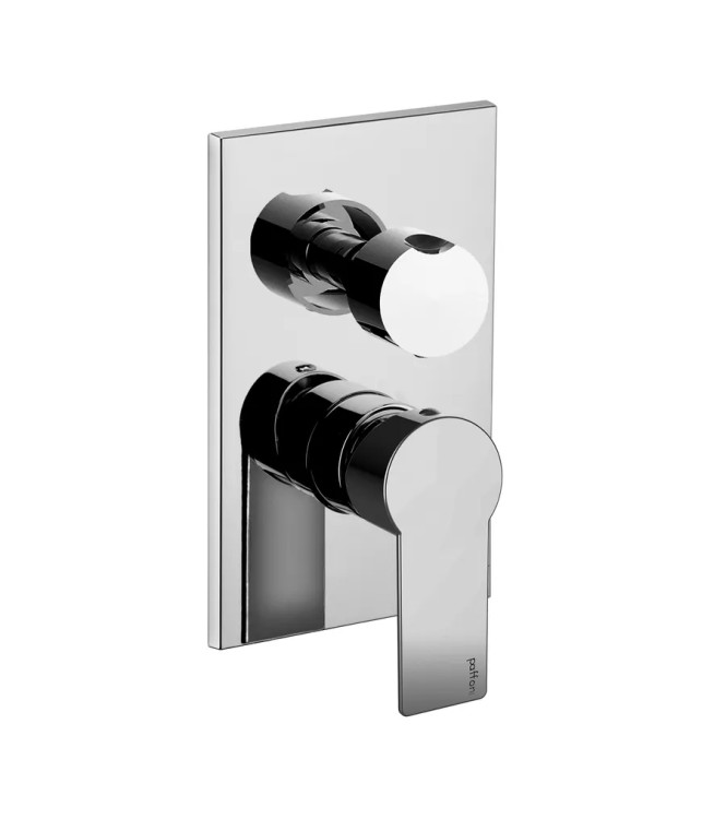 WASHBASIN AND BIDET MIXER SET WITH BUILT-IN SHOWER, 3 OUTLETS, CHROME - TANGO BY PAFFONI - TA-79C