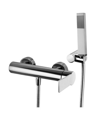 SET MISCELATORE LAVABO BOCCA 24 CM + BIDET ED ESTERNO DOCCIA CROMATO - TANGO DI PAFFONI - TA-66C