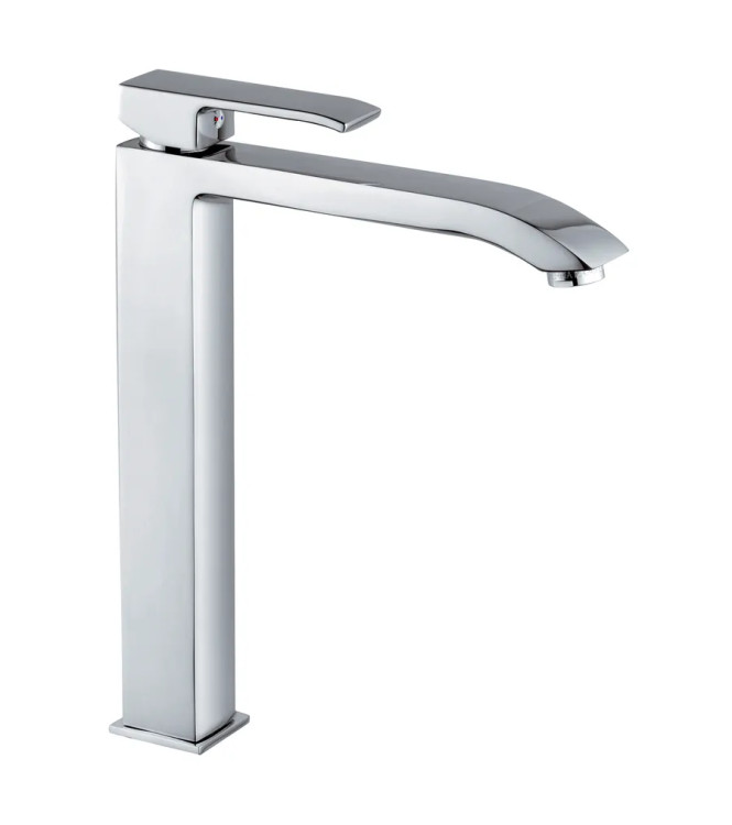 EXTENDED WASHBASIN AND BIDET MIXER SET WITH CHROME 2-OUTLET BUILT-IN SHOWER -  LEVEL DI PAFFONI - LS-88C