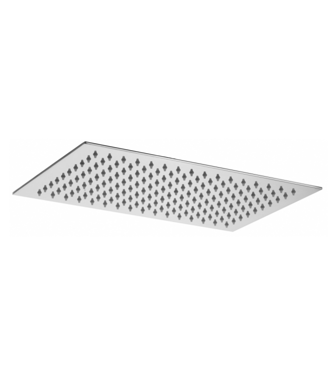 34 X 25 CM RECTANGULAR INSPECTABLE SHOWER HEAD IN CHROME METAL -  BLANC BY PAFFONI - ZSOF102CR