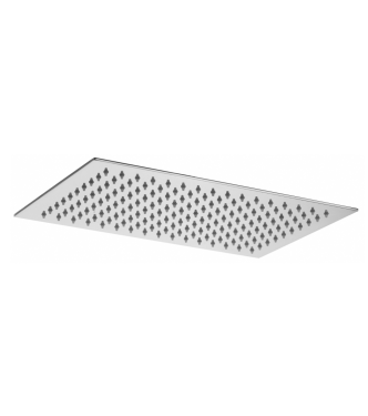 34 X 25 CM RECTANGULAR INSPECTABLE SHOWER HEAD IN CHROME METAL -  BLANC BY PAFFONI - ZSOF102CR