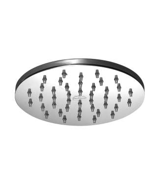 15 CM ROUND INSPECTABLE SHOWER HEAD IN CHROME-PLATED METAL -  WIND BY PAFFONI - ZSOF092CR