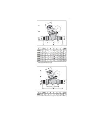 RIDUTTORE DI PRESSIONE ESTRAIBILE 2" CALEFFI 535090