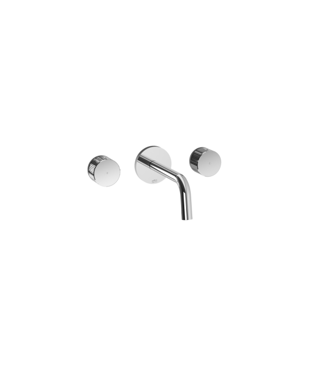 BATTERIA INCASSO LAVABO 3 FORI CON BOCCA L. 245 MM PAFFONI SERIE JO JO008CR