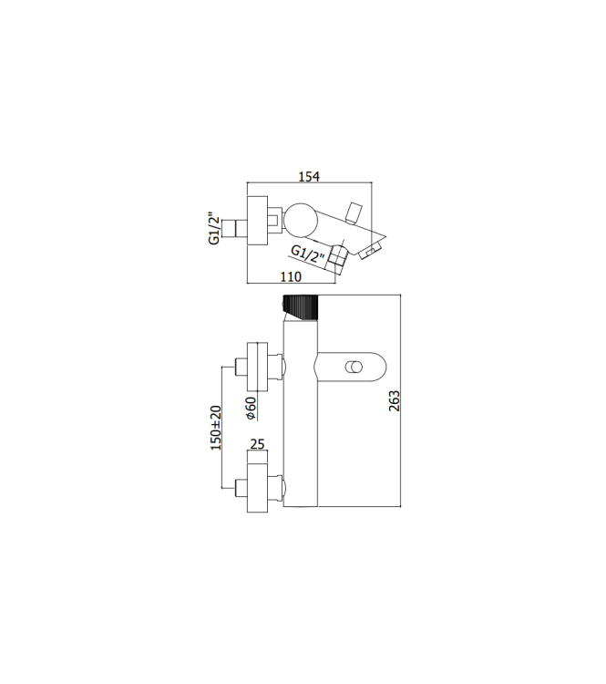 MISCELATORE LAVABO A PAVIMENTO PAFFONI SERIE JO JO031CR