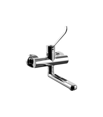 Miscelatore a parete per lavello con leva clinica Paffoni serie Red RED302CR