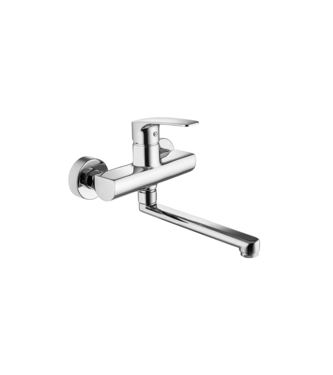 Miscelatore a parete per lavello Paffoni serie Lime LM161CR