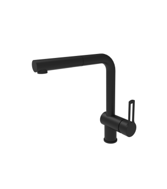 Miscelatore monocomando lavello con doccetta estraibile Paffoni serie Ringo RIN185NO