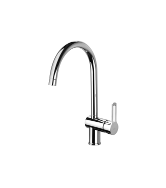 Miscelatore monocomando per lavello con canna orientabile Paffoni serie Ringo RIN180CR