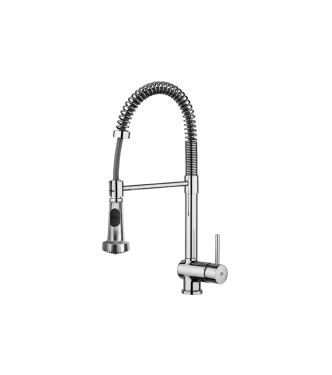 Miscelatore monocomando per lavello con canna orientabile Paffoni serie Stick SK176CR