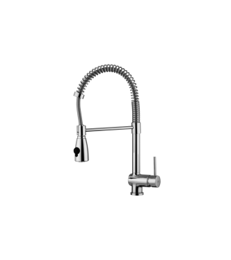 Miscelatore monocomando per lavello con canna orientabile Paffoni serie Stick SK178CR