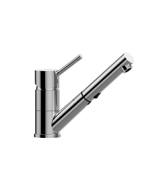 Miscelatore monocomando per lavello con doccetta estraibile Paffoni serie Birillo BI183CR-RED