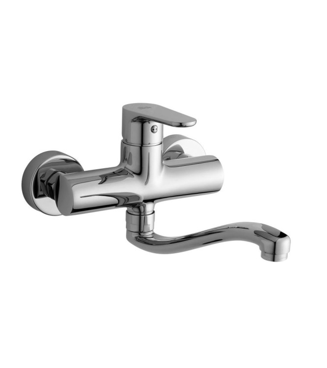 Miscelatore per lavello a parete Paffoni serie Green GR161CR