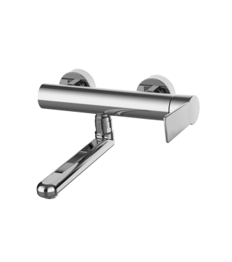 Miscelatore per lavello a parete Steel Looking Paffoni serie Tango TA161ST