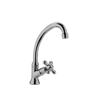 Rubinetto lavello monocomando con canna orientabile bronzato Paffoni serie Iris IRV091BR