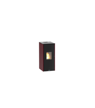 STUFA A PELLET ROVIGO 10 KW 5 STELLE BORDEAUX - ITALICAL 104434D4