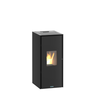 STUFA A PELLET ROVIGO 10 KW 5 STELLE NERA - ITALICAL 104434D9