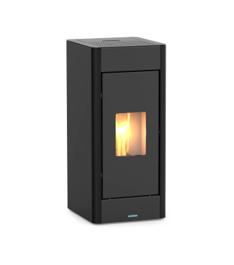 STUFA A PELLET VERONA 12 KW CANALIZZABILE 5 STELLE NERA - ITALICAL 104041D9