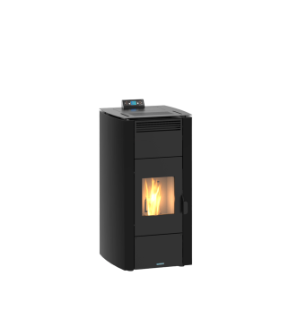 STUFA A PELLET VENEZIA 24 KW 5 STELLE NERA - ITALICAL 104431IC