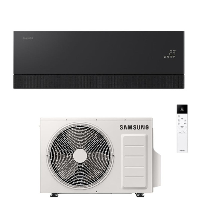 CONDIZIONATORE SAMSUNG WINDFREE PREMIÈRE 7000 BTU NERO MONOSPLIT INVERTER WIFI R32 A+++