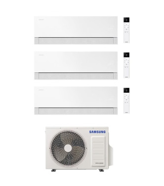 CONDIZIONATORE SAMSUNG TRIAL SPLIT WINDFREE PREMIÈRE 9000+9000+18000 BTU BIANCO WIFI INVERTER AJ080TXJ4KG/EU A++