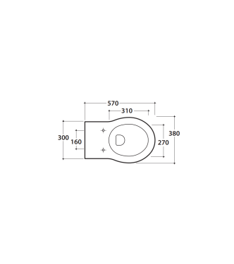 Vaso a terra in ceramica 57x38 cm Globo Paestum PA025BI