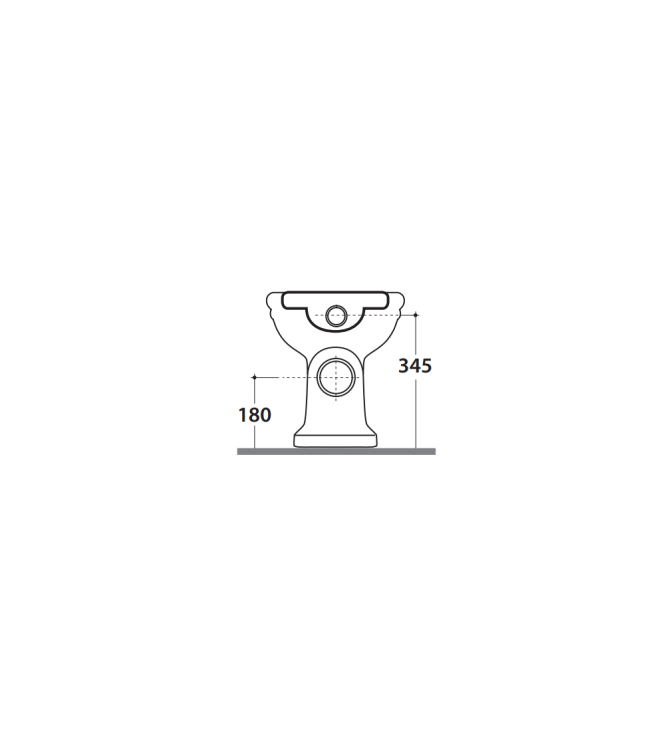 Vaso a terra in ceramica 57x37 cm Globo Paestum PA001BI