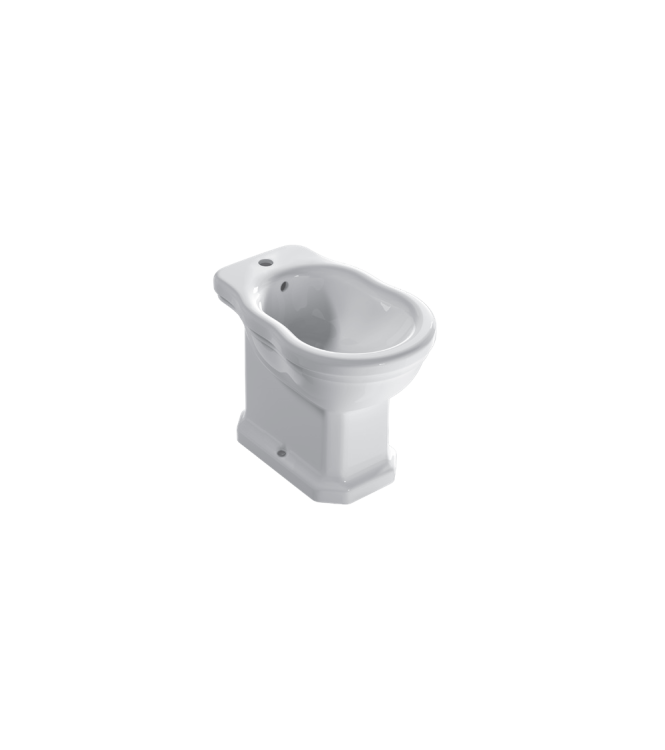 Bidet a terra in ceramica 57x37 cm monoforo Globo Paestum PA009BI