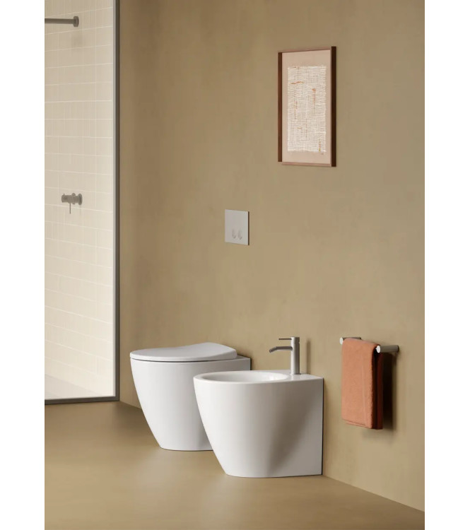 SET SANITARI A TERRA CERAMICA CATALANO SERIE ITALY BIANCO LUCIDO 0712520001 + 0719521001 + 0751100001