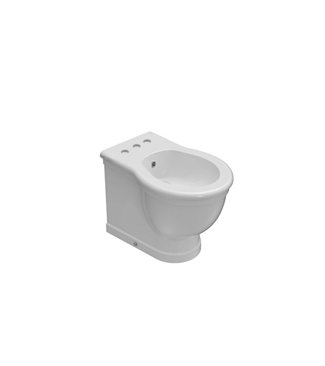Bidet a terra in ceramica 57x38 cm tre fori Globo Paestum PA027BI
