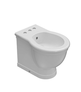Bidet a terra in ceramica 57x38 cm tre fori Globo Paestum PA027BI