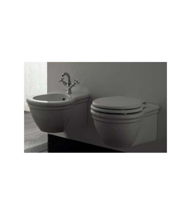 Vaso sospeso in ceramica 57x38 cm Globo Paestum PAS03BI