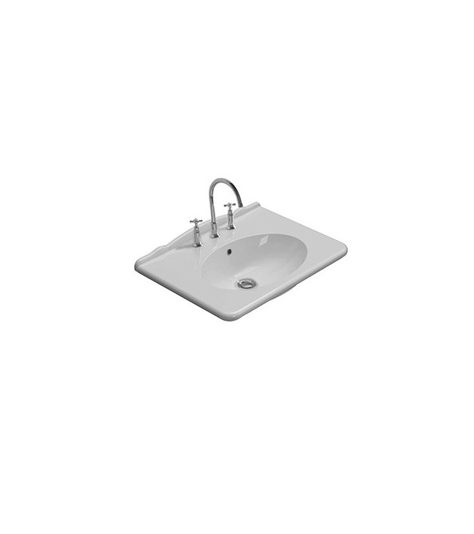 CERAMICA GLOBO PAESTUM LAVABO SOSPESO O PER STRUTTURA PA028BI