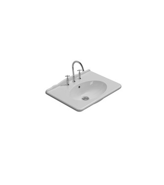 CERAMICA GLOBO PAESTUM LAVABO SOSPESO O PER STRUTTURA PA028BI