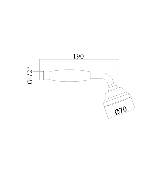 DOCCIA RETRO' BELINDA PAFFONI ZDOC030CR