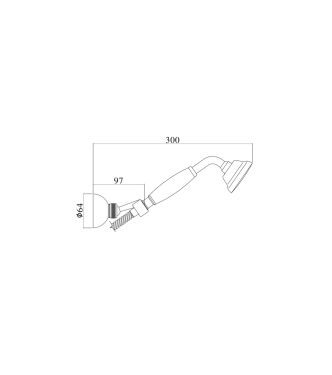 SET DOCCIA ESTERNO BELINDA PAFFONI ZDUP035CR