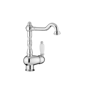 MISCELATORE LAVELLO MONOCOMANDO CANNA ORIENTABILE PAFFONI SERIE BELINDA-MELISSA FME181CR